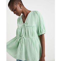 Cotton Tie Front Top JD Williams
