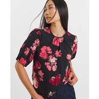 Puff Sleeve Top Floral