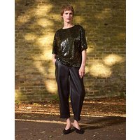 Sequin Short Sleeve Top