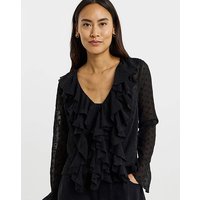 Ruffle Front Blouse JD Williams