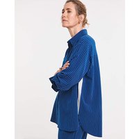Oversized Long Sleeve Shirt Stripe