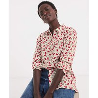Printed Long Sleeve Shirt Cherry Print