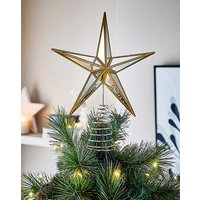 Mirror Tree Topper Gold Silver