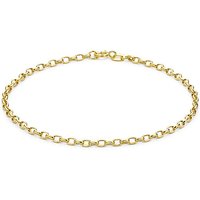 9ct Yellow Gold Hollow Belcher Bracelet 1 2