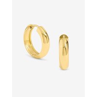Plated Small Flat Hoops ONE
