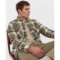 Heavy Textured Check Overshirt