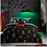 Dancing Skeletons Duvet Cover Set DOUBLE