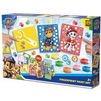 Paw Patrol Fingerprint Paint Art