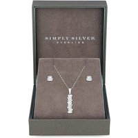 Simply Silver Icicle Set at Simply Be Catalogue Store Simply Silver Icicle Set.