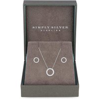 Simply Silver Round Open Set at Simply Be Catalogue Store Simply Silver Round Open Set.