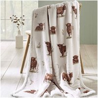 Highland Cow Throw 130X170