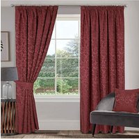 Buckingham Pencil Pleat Lined Curtains x 229cm