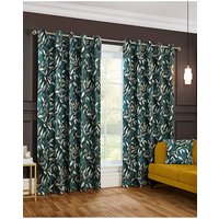 Madrid Eyelet Curtains Bottle Green x 183cm