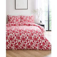 Odette Floral Cotton Blend Duvet Set KING