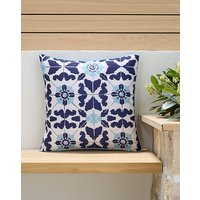 Tile Print Outdoor Cushion Stripe