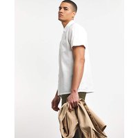 Short Sleeve Linen Blend Shirt