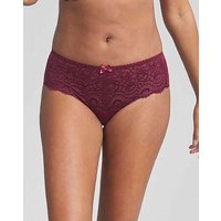 Flower Elegance Midi Knicker Plum