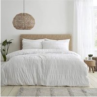 Seersucker Duvet Cover Set KING