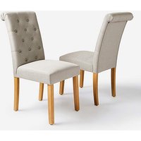 Ava Button Back Pair of Dining Chairs at JD Williams Catalogue Ava Button Back Pair of Dining Chairs.