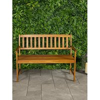 2 Seater Wooden Bench