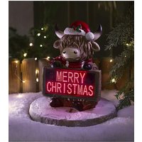 Highland Cow Merry Christmas