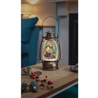 SnowSwirl Festive Robin Lantern
