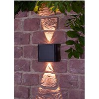 2 Way Wall Fence & Post Light 2pack