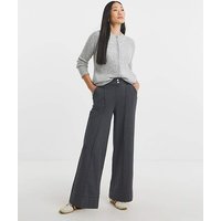 Jersey Wide Leg Trouser Washed