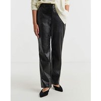 PU Croc Trouser
