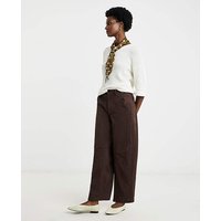 Suedette Barrel Trouser