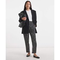 Printed Jersey Tapered Trouser Print