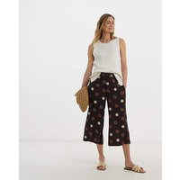 Viscose Crinkle Culotte Print