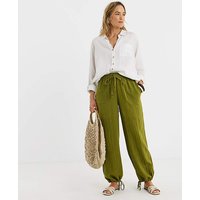 Cotton Cheesecloth Balloon Trousers