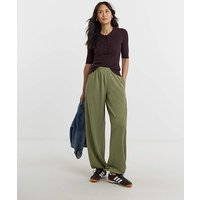 Textured Jersey Balloon Trousers