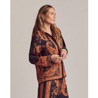 Print Wide Leg Trouser Paisley Print