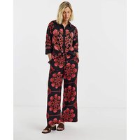 Paisley Wide Leg Trouser Co ord Paisley JD Williams