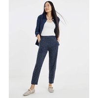 Print Jersey Tapered Trouser Print JD Williams
