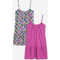 Value 2 Pack Nighties Heart Print 8 10
