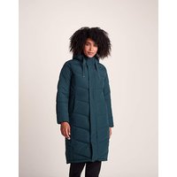 Tog24 Raleigh Luxe Long Rds Down Jacket Petrol