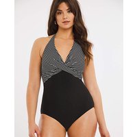 Tummy Control Swimsuit Stripe 16R