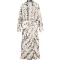 Snake Print Midi Dress Multi Coloured