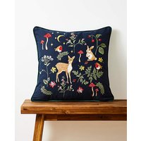 Animals Embroidered Cushion JD Williams 43X43CM