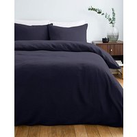 Cotton Crinkle Muslin Duvet Set JD Williams DOUBLE