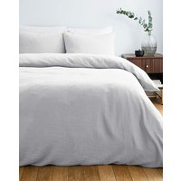 Cotton Crinkle Muslin Duvet Set JD Williams SINGLE