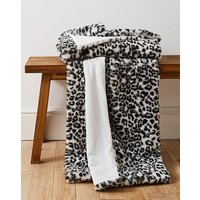 Printed Faux Fur Throw JD Williams 120X150