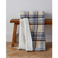 Boucle Checked Throw 130X160