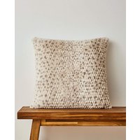 Textured Faux Fur Cushion