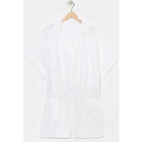 Cheesecloth Beach Playsuit