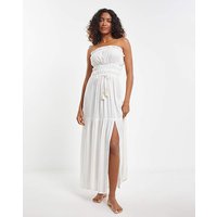 Bandeau Maxi Beach Dress