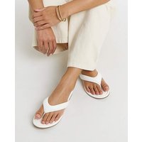 Flat Toe Post Sandals Wide Fit